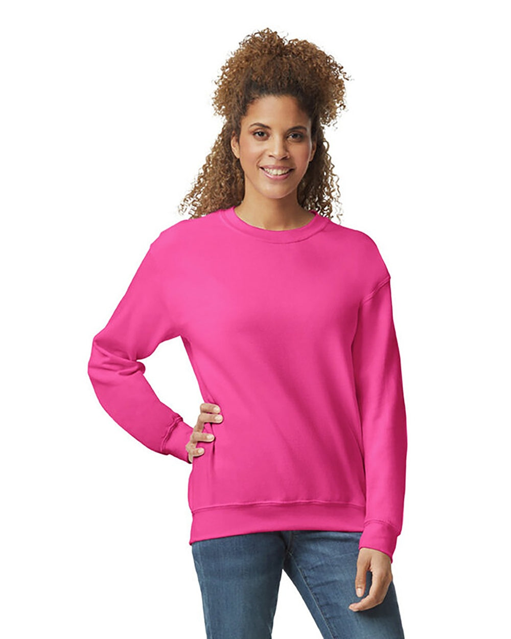 Heliconia Pink Crewneck
